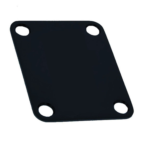 GT 4-Hole Neck Plate Black Finish - Screws Not Included (Pk-1)