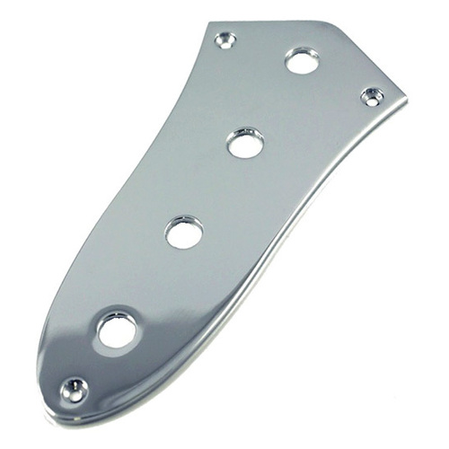 GT J-Style Bass Control Plate Chrome Finish Pk-1