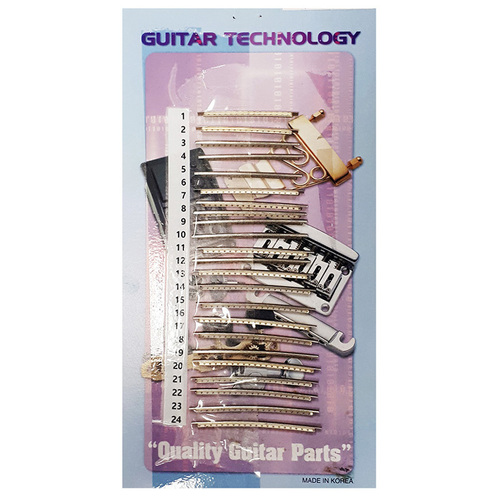 GT Nickel/Silver 24-Fret Electric Guitar Fretwire Set 2.30mm