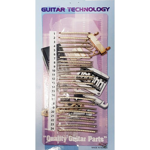 GT Nickel/Silver 24-Fret Electric Guitar Fretwire Set 2.90mm