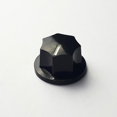 GT Small JB-Style Bass Control Knobs - Black (Pack of 2)