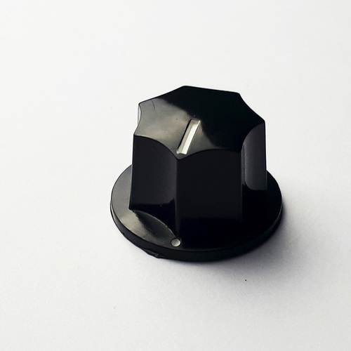GT Large JB-Style Bass Control Knobs Black Pack of 2