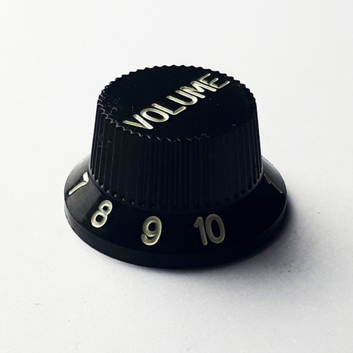 GT ABS ST-Style Volume Knobs in Black (Pk-2)