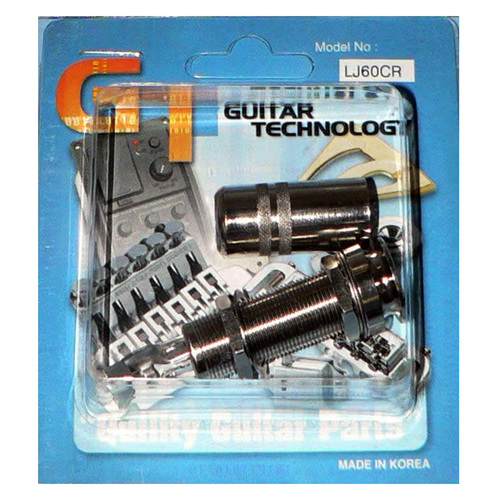 GT Endpin Barrel Jack Socket 4-Pins Chrome Cover (Pk-1)