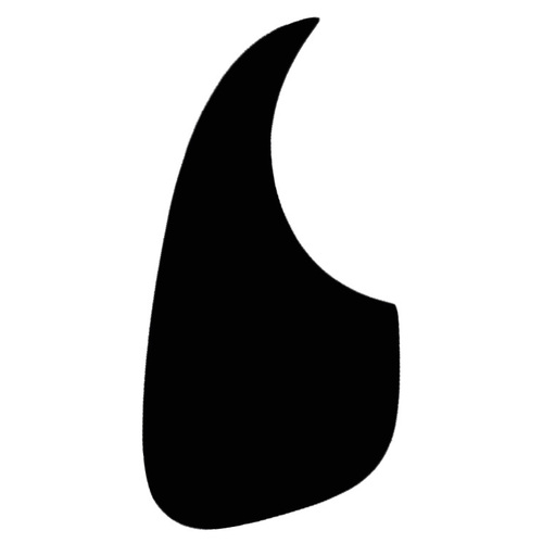 GT Left-Handed Acoustic Guitar Pickguard Black