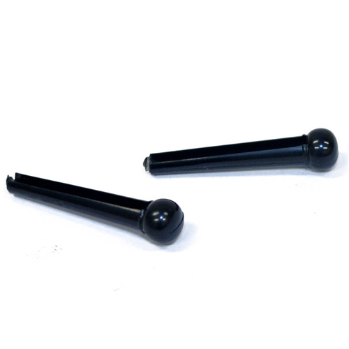 GT Acoustic Guitar Bridge Pins Black ABS Finish 24 Pack
