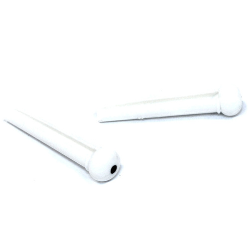 GT Acoustic Guitar Bridge Pins White ABS with Black Dot (Pack of 24)