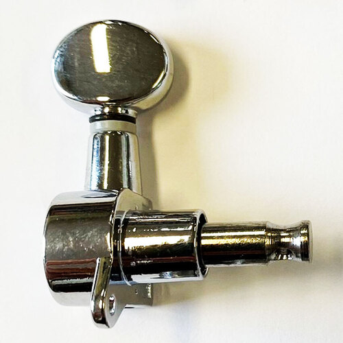 GT Ukulele Chrome Sealed Tuning Machines with Round Buttons (Set of 4)