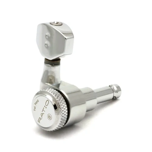 Graph Tech Ratio Machine Heads - 6L Locking Tuning Machines, Triple Chrome Finish