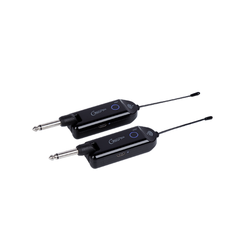 Mooer GTRS GWU4 Wireless Guitar System - Ultra-High Frequency, 30m Range, Includes Transmitter & Receiver, USB Charging Cable, Black