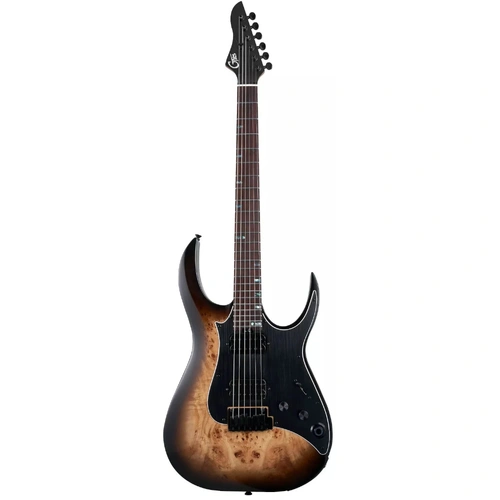 Mooer GTRS M810 Intelligent Electric Guitar Natural Burst with G100 Processing System, 128 Effects, Bluetooth, and Premium Features