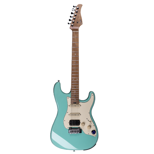 Mooer GTRS P801 Intelligent Electric Guitar Mint Green with Alder Body and Roasted Maple Neck