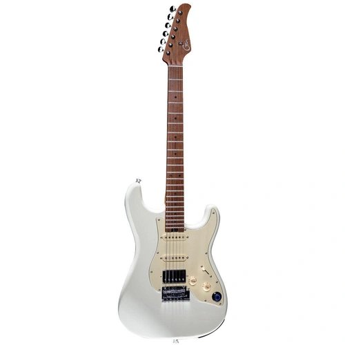 Mooer GTRS S801 Intelligent Electric Guitar Vintage White with Digital Features and Roasted Maple Neck