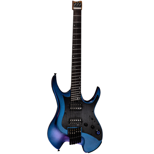 Mooer GTRS W900 Wing Intelligent Electric Guitar - Aurora Purple, Alder Body, UHF Wireless, GTRS Processor, 24 Frets, Bluetooth, 10 Hrs Battery Life