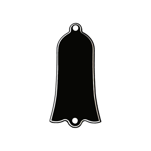 GT 3-Ply LP-Style Truss Rod Cover Plate Black Finish (Screws Not Included)