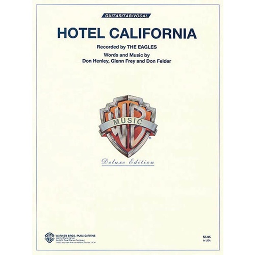 Hotel California S/S Guitar TAB Book