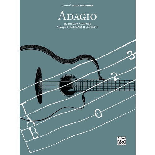 Adagio Albinoni Arranged for Guitar (Tab & Standard Notation)