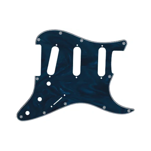 X Guard SC Style Scratchplate 4 Ply Black Moire Pick Guard