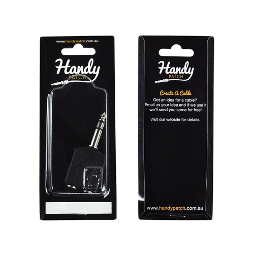 Handy Patch 2 Female Mono to Male Stereo Phono Adaptor
