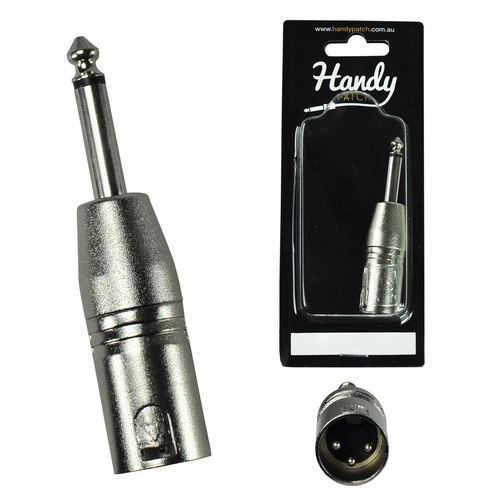 Handy Patch Male XLR to Male Phono Adaptor Connector H-MX-MP