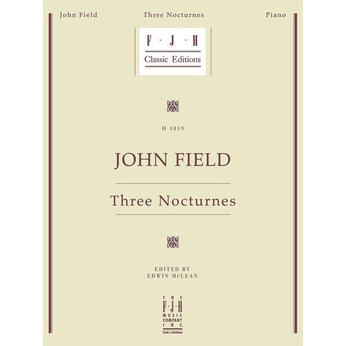 Field - Three Nocturnes Ed Mclean (Softcover Book)