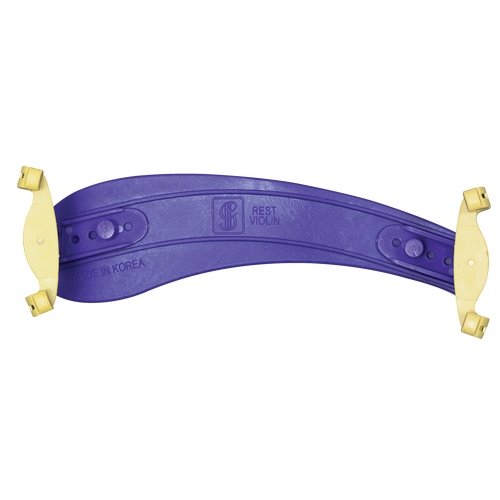 Hidersine Shawbury 4/4 Violin Shoulder Rest - Purple, Adjustable Height, Lightweight, Non-Scratch Rubber Feet, Padded Foam, Four Width Options