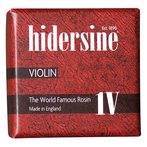 Hidersine Clear Violin Rosin - Light Amber - Large Size - 30g - Suitable for All Players - Made in England