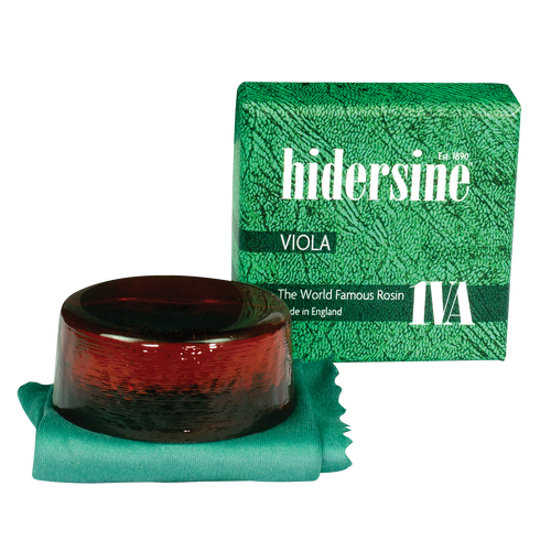 Hidersine 1VA Clear Viola Rosin - Light, Large Size, 30g, Hand-Mixed, Grip Profile #5, Made in England
