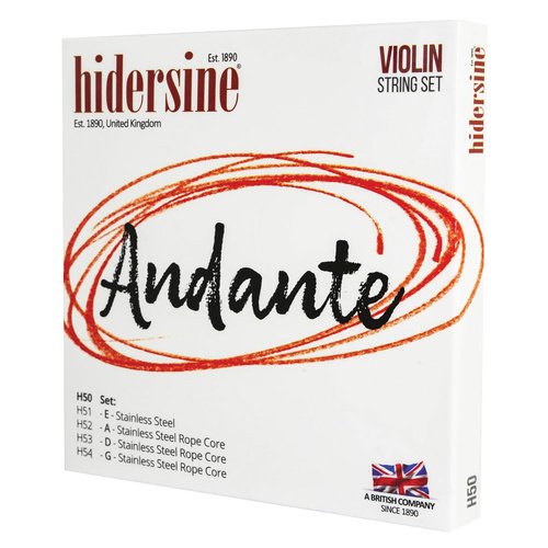 Hidersine Andante 1/2 Violin String Set H50C