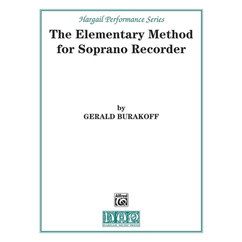 Elementary Method For Soprano Recorder