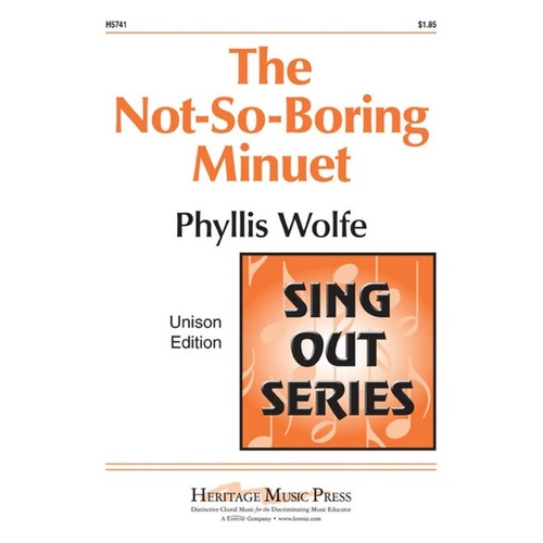 Not So Boring Minuet Unison Book