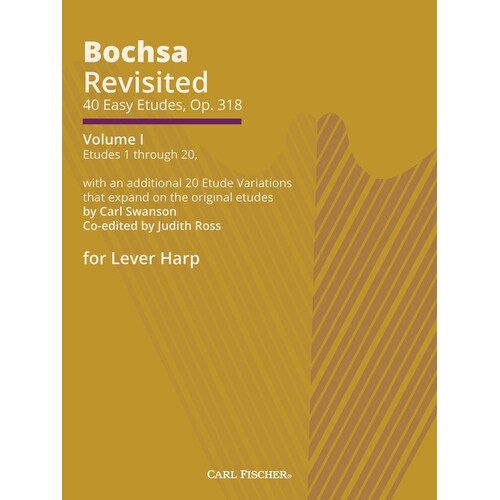 Bochsa Revisited Vol I Lever Harp (Spiral Bound Book) Book
