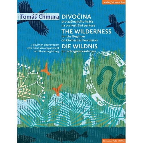 Chmura - The Wilderness Orch Percussion Book/Piano/Online Media