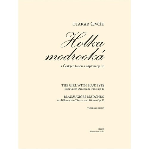 Sevcik - The Girl With Blue Eyes For Violin/Piano Softcover Book (Violin)