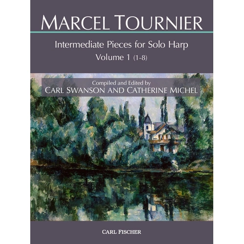 Intermediate Pieces for Solo Harp Vol 1 by Tournier - Carl Fischer H83