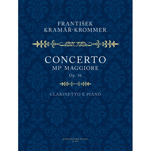 Krommer - Concerto in E Flat Major Op. 36 for Clarinet and Piano