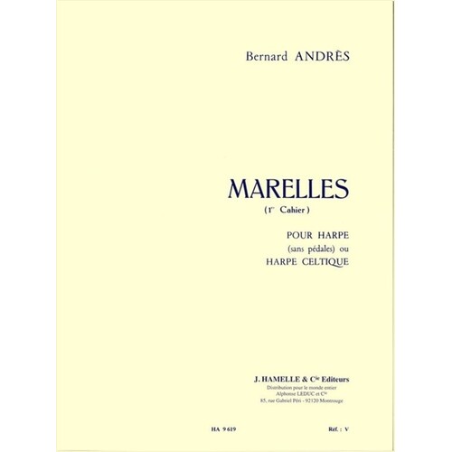 Andres - Marelles Vol 1 Nos 1-6 For Harp (Softcover Book)