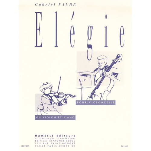 Elegie Op 24 Violin(Vlc)/Pf Book Book