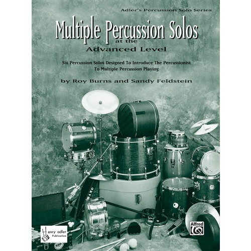 Adlers Multiple Percussion Solos Advanced Sheet Music
