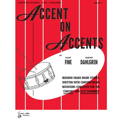 Accent On Accents Book 1 Drum