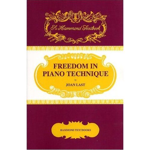 Last J. Freedom In Piano Technique Book