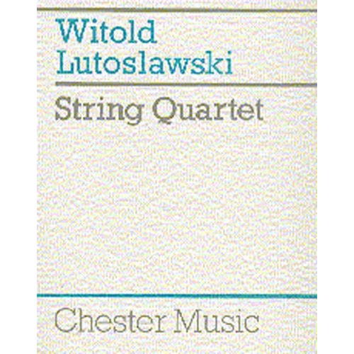 Lutoslawski String Quartet Book