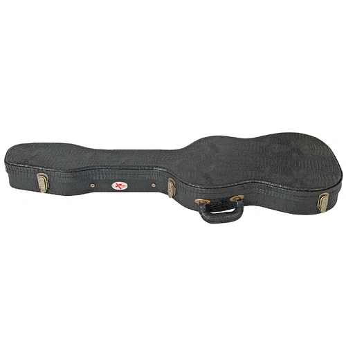 Xtreme HC3008 Electric Guitar Case Strat Shaped Black Croc Vinyl