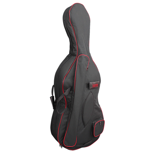 Hidersine Cello Gigbag 3/4 Size with Padding, Rucksack Straps, Neck Harness, Bow & Accessory Pocket