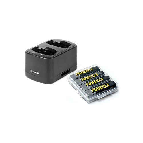 Chiayo HCCHARGEPACK Charge Pack for 6100 Microphones: HC92 + 4x 2700mAh AA Batt