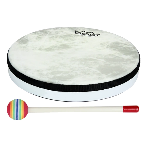 Remo Lynn Kleiner 8 Inch Hand Drum with Fiberskyn Head and Mallet