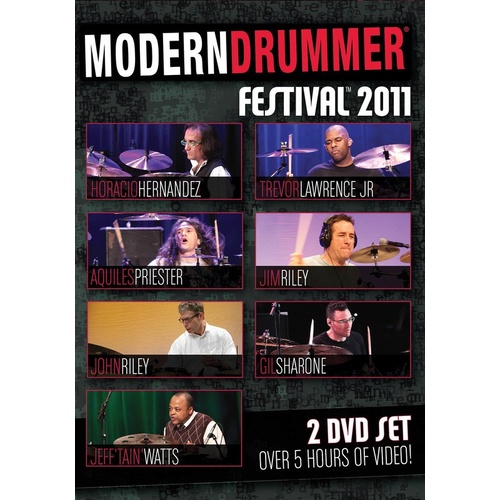 Modern Drummer Festival 2011 2 DVD Set Book