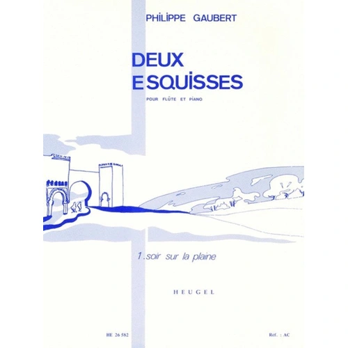 Gaubert - Two Sketches No 1 Night on the Plain for Flute and Piano