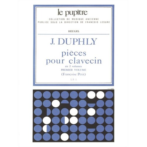 Duphly - Harpsichord Pieces Vol 1 (Softcover Book)