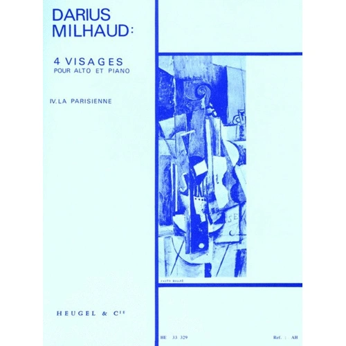 Milhaud - Quatre Visages No. 4 - The Parisian Woman for Viola/Piano